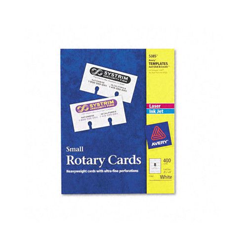 Avery Laser / Inkjet Rotary Cards 2&#034; H x 4&#034; W