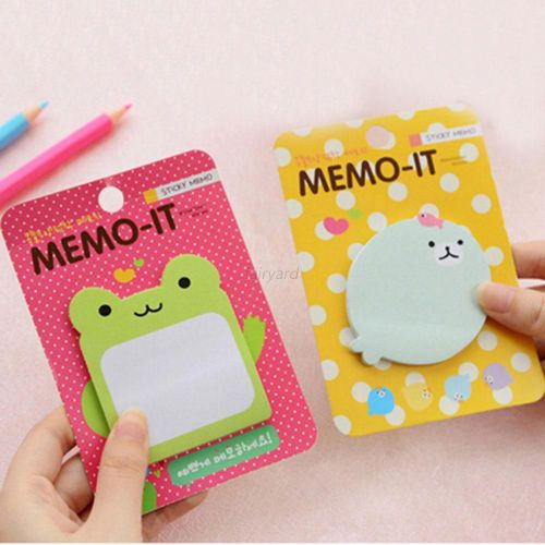 Memo It Cute Sticker Animal Post It Bookmark Index Tab Pads Flags Sticky Notes