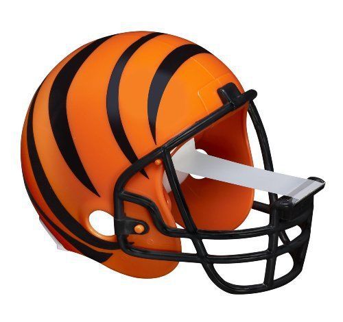 Scotch magic tape dispenser, cincinnati bengals football helmet - (c32helmetcin) for sale