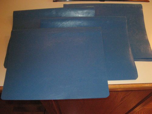 Four Quill 7-11513 Sheet Binder Folders, 14-7/8&#034; X 13&#034;, Blue, Computer Printouts