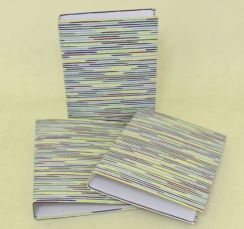 Aqua stripe a4 ring binder - ( 3 pack ) . office , home , school or university for sale