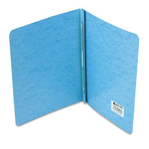 Presstex report cover, prong clip, letter, 3&#034; capacity, light blue for sale