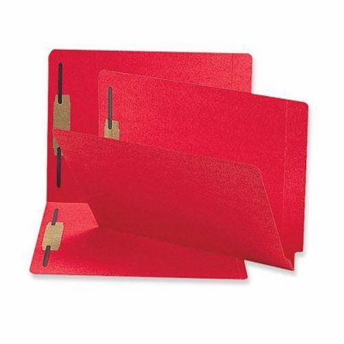 Sparco Fastener Folders,2-Ply End Tab,2 Fastener,Letter,50/BX,Red (SPRSP17247)