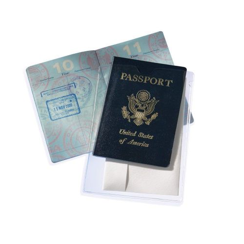 Wilson Jones 4 in x 6 in Vinyl Passport Top Loading Non-Glare Envelopes, 10/Pack