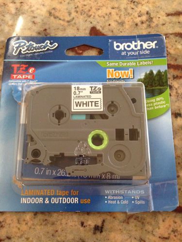 Brother P-Touch TZe241 Label Tape - 0.75&#034; Width 18mm 3/4&#034; X 26.2&#039; Black on White