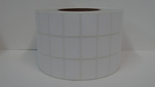 10,000 Labels 1x.875 White Blank UPC THERMAL TRANSFER Roll 3-across 3&#034; Core