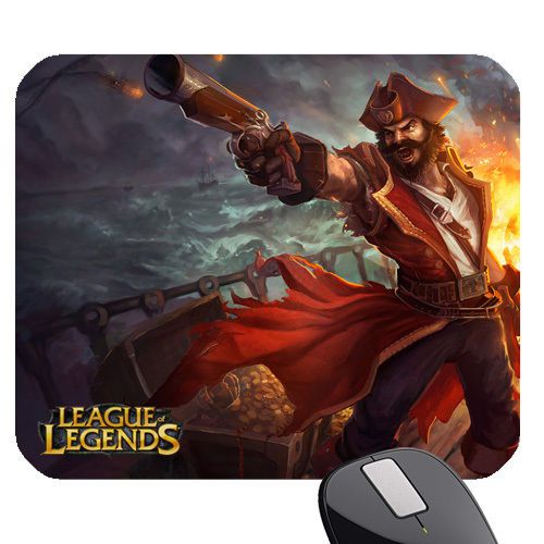 Gangplank the Saltwater Scourge League of Legends Mousepad Mouse Mats jq61