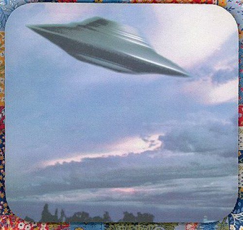 FLYING SAUCER Heavy Rubber Backed Mousepad #0863 UFO