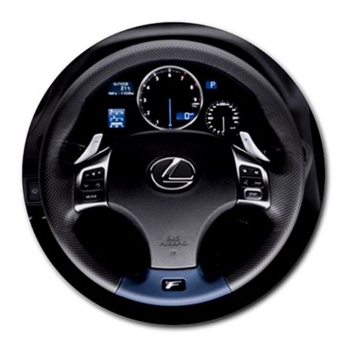Car steering wheel round mousepad free shipping for sale