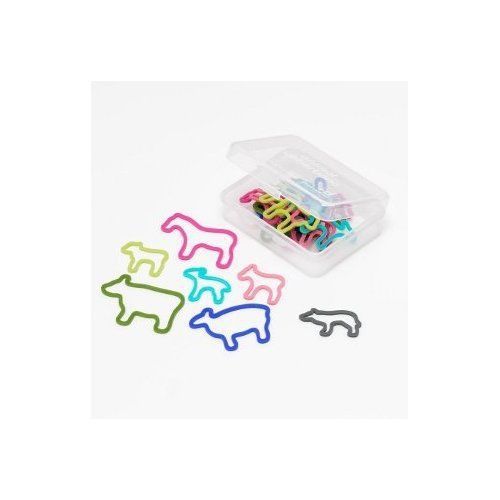 Plus D Colorful Animal Shaped FARM x28 Rubber Band Gift Box MADE IN JAPAN New