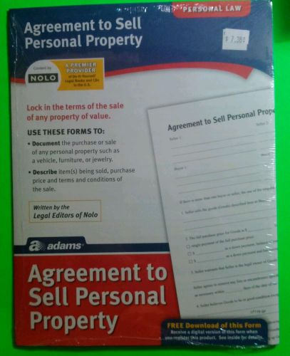 Personal Law, agreement to sell personal property