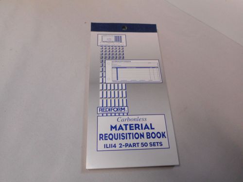 Rediform Carbonless Material Requisition Book 1L114 2-Part 50-Sets