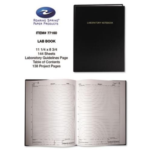 Roaring Spring Lab Research Notebook - 144 Page - 24 Lb - Quad Ruled - (77160)