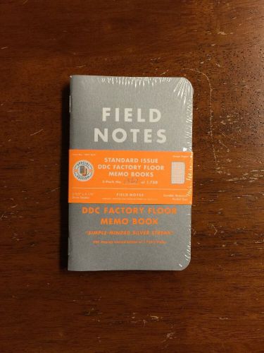 DDC Factory Floor Edition Field Notes &#034;Weirdo&#034; Edition