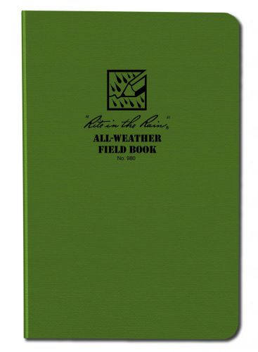 Note Pad Rite in the Rain All Weather Tactical Field Book Notebook Green Write