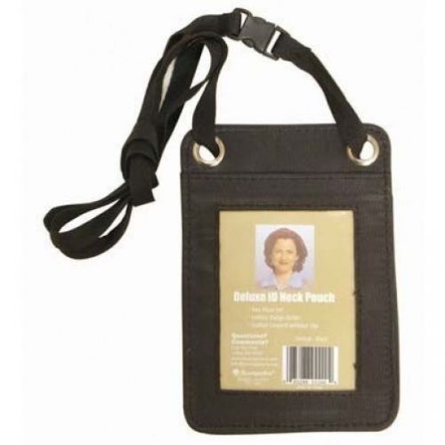 Large Gusseted ID Neck Pouch Holds your ID and a lot more comfortable,adjustable