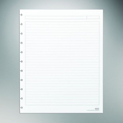 Staples Arc Notebook Filler Paper, Letter-size, Narrow-Ruled, White, 8 1/2&#034; x 11