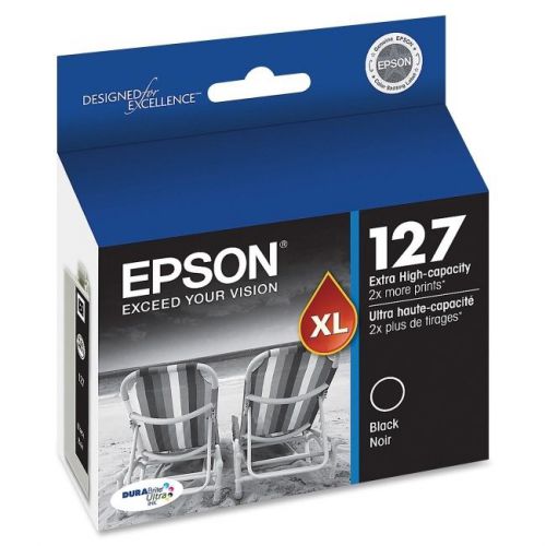 Epson - accessories t127120 black ink cartridge durabrite for sale