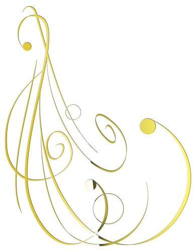 25 sheets gold swirl paper for printers, craft projects, invitations for sale