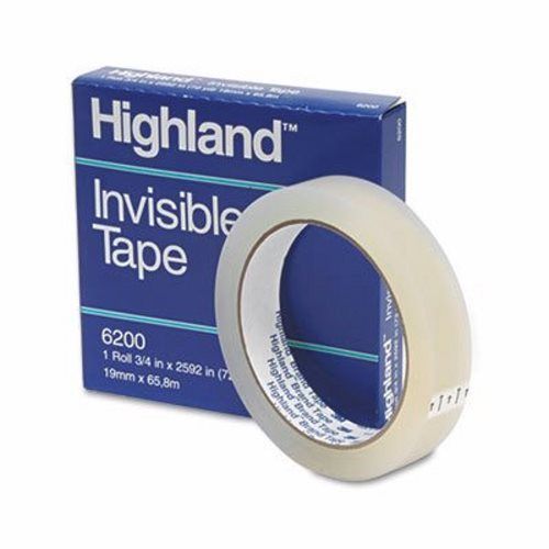 Invisible Permanent Mending Tape, 3/4&#034; x 2592&#034;, 3&#034; Core, Clear (MMM6200342592)