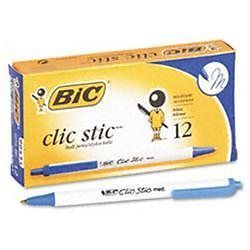 BIC Clic Stic Retractable Pen CSM11BE