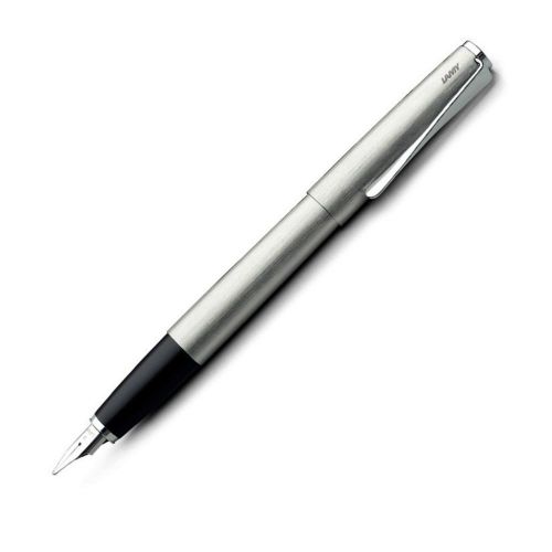 Lamy studio fountain pen m medium stainless steel l65m for sale