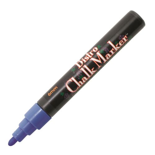 Marvy Bistro Chalk Marker, Blue Bullet Tip ( 480-3) - 6/pk