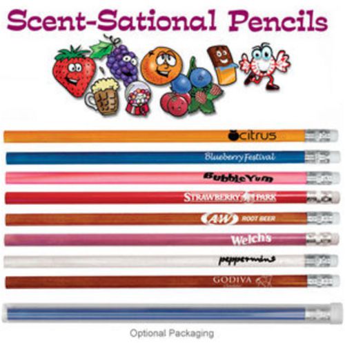 1000 Personalized Scented Pencils - Custom Wholesale Bulk Lot