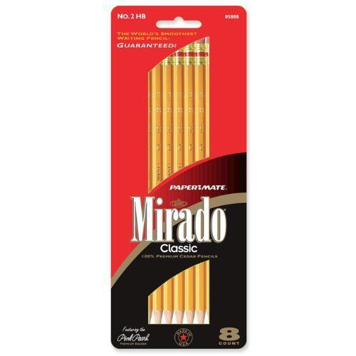Paper Mate Mirado Classic 5888 Woodcase Pencil - #2 Pencil Grade - (pap5888)