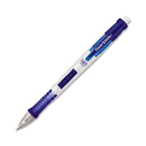 Papermate Clear Point Mechanical Pencils, 0.5 mm, Blue, Each