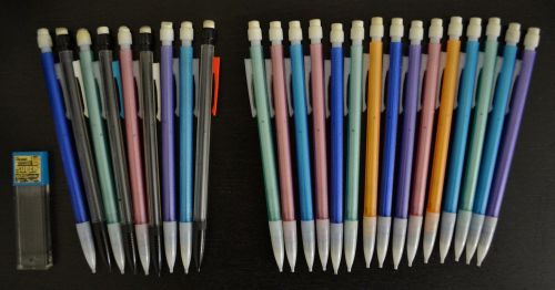 BIC (Pack of 24) Mechanical Pencils Medium Size 0.7mm w/37 pencil lead refills