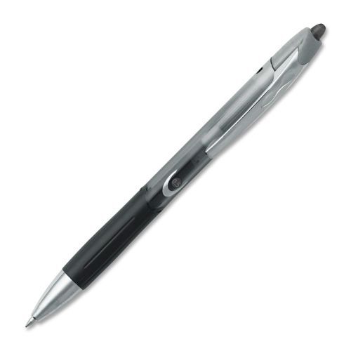 BIC Triumph 537RT Gel Pen - Medium - 0.5 mm - Black Ink/Barrel - 12 / PK