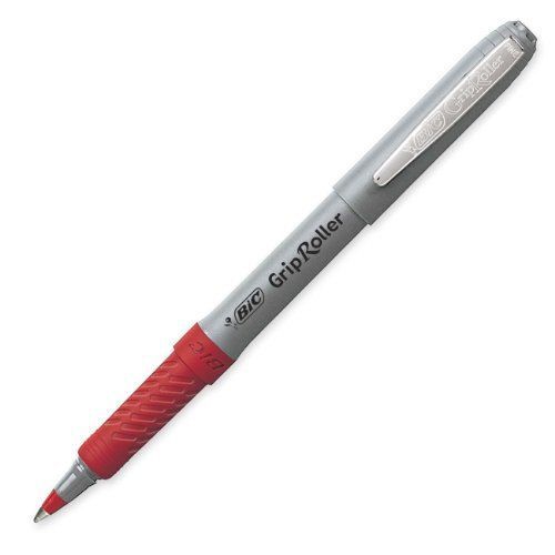 Bic comfort grip rollerball pen - fine pen point type - 0.7 mm pen (gre11rd) for sale