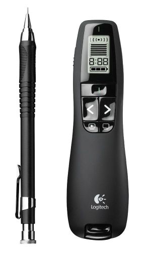 Logitech professional presenter r800 with green laser pointer (black) for sale