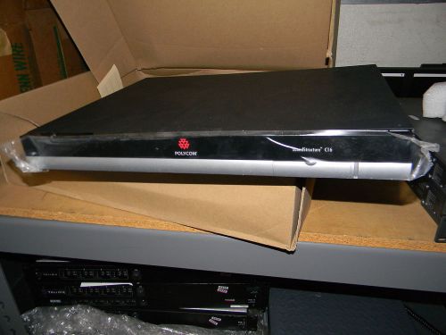 Polycom soundstructure c16 teleconference audio mixer 2201-33160-001 sold as is for sale