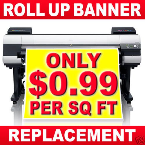 Vinyl printing replacement roll up banner stand banner for sale