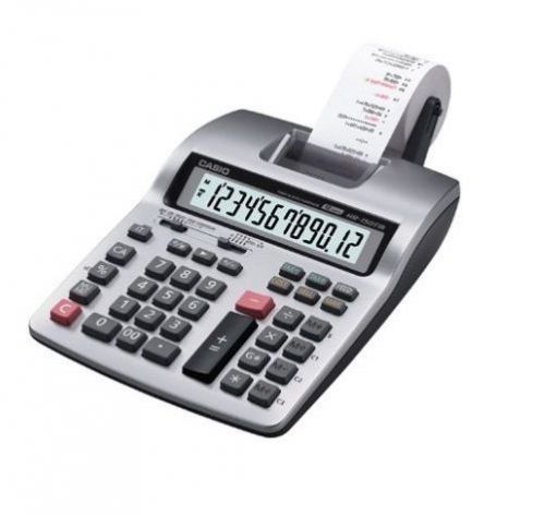 Casio HR-150TM Plus-W Printing Calculator 2-Color Black &amp; Red Adapter Included