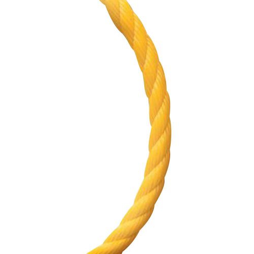 Mibro 1 foot of poly twisted 3 strand rope 3/4&#034; - yellow 300551 for sale