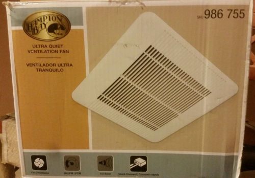 Hampton Bay 50 CFM Ultra Quiet Ventilation Fan MODEL 986 755 (New in Box)