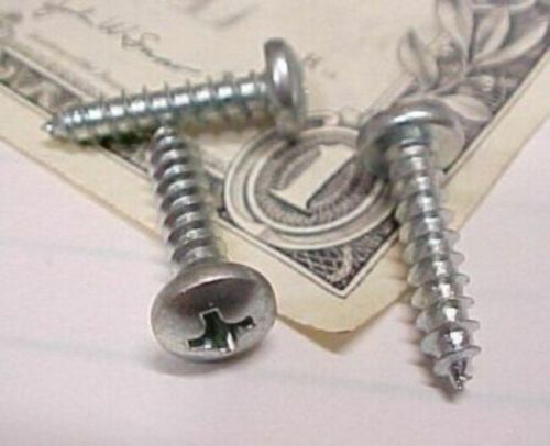 Lot of 300 Phillips Pan Head Tapping Screws, #8 x  3/4 &#034; Sharp Point, Storm Windows