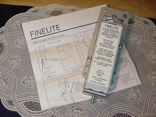 Finelite gridbox cat .89159/99 0907 luminaire fitting 120-347 vac new in box! for sale