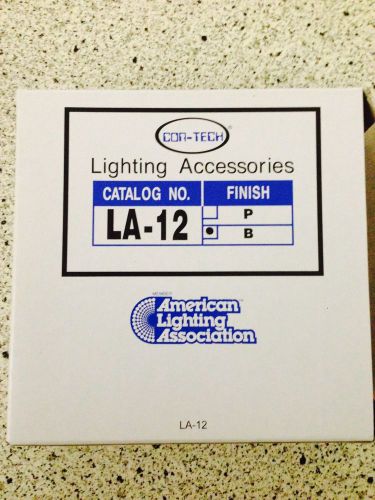 NEW ConTech Lighting LA-12 Black 3-Way Joiner &#034;L&#034;  / LOT of 4