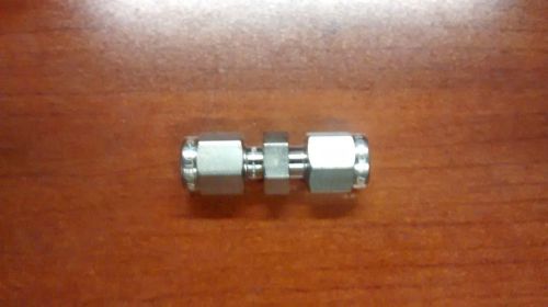 SS Swagelok Tube Fitting, Union, 1/8 in. Tube OD, Qty 5