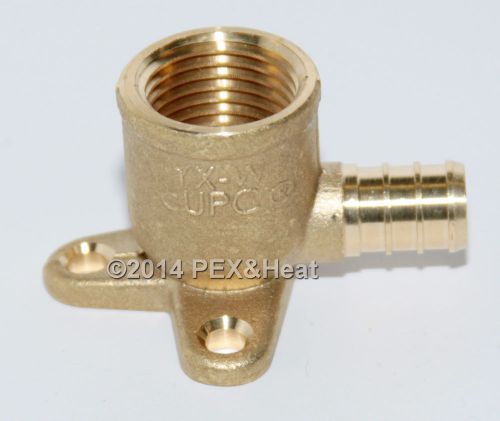 (10) 1/2&#034; x 1/2&#034; FPT Female Drop Ear  ELBOW Brass Crimping Fitting