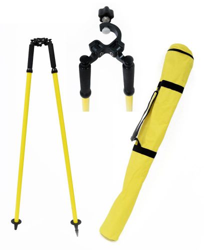 New Prism Pole Bipod Yellow 760-02 THUMB RELEASE BIPOD, FOR SURVEYING