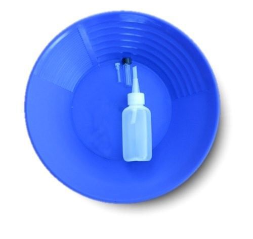 Deluxe keene blue gold pan small riffles kit for prospecting for sale