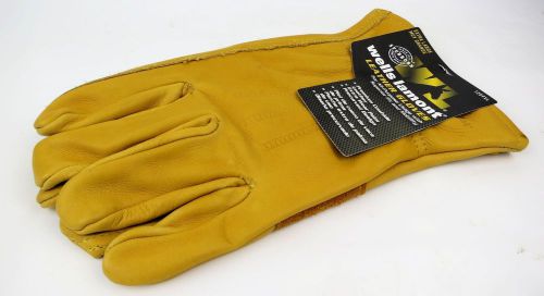 Wells Lamont Premium Leather Cowhide Work Gloves Size Extra Large XL
