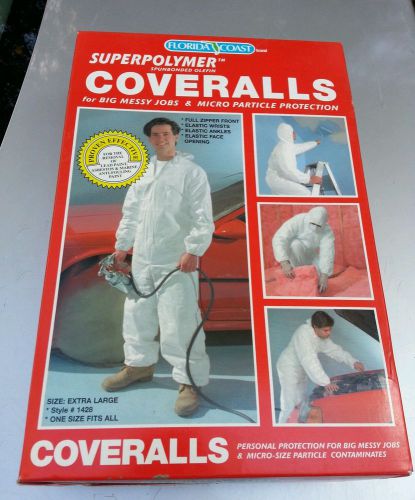 Superpolymer Spunbonded Olefin Coveralls White Extra Large Doomsday Preppers