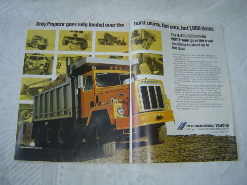 IH International truck magazine print ad brochure