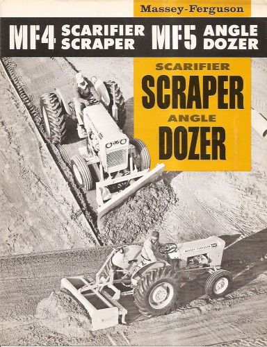 Equipment Brochure - Massey-Ferguson - MF 4 5 - Scraper Dozer - c1962 (E1777)